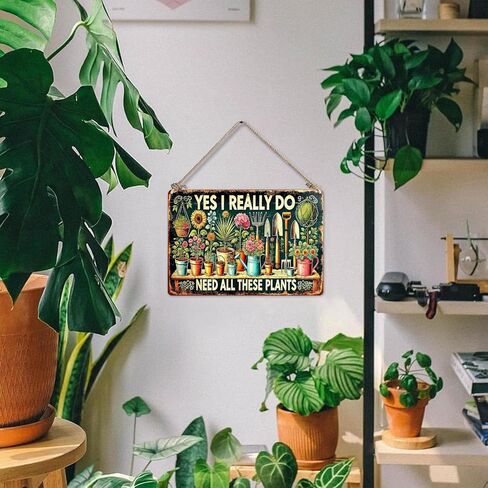 ديكور كوتيجكور داكن لعلامة القصدير العقلية العتيقة للغرفة إذا كان الفطر يمكن أن ينمو من خلال القرف، يمكنك أيضًا علامات لغرفة النوم، علامة تين مضحكة ديكور جدار كوتيجكور داكن لتزيين حمام المطبخ، 8 × 12 بوصة in Kuwait