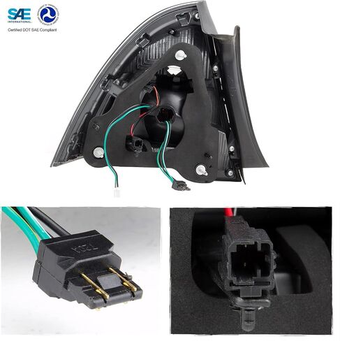 AKKON - لـ 2010-12 Ford Fusion كامل LED النهار مصباح جيد الإضاءة بار أضواء خلفية الإسكان الأسود مجموعة عدسات واضحة in Saudi Arabia