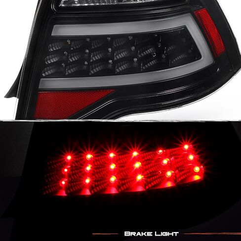 AKKON - لـ 2010-12 Ford Fusion كامل LED النهار مصباح جيد الإضاءة بار أضواء خلفية الإسكان الأسود مجموعة عدسات واضحة in Saudi Arabia