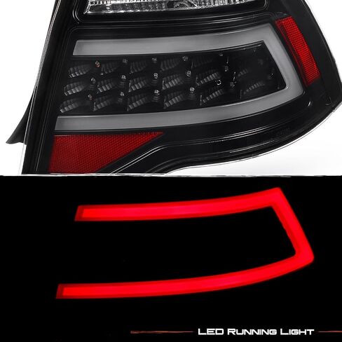 AKKON - لـ 2010-12 Ford Fusion كامل LED النهار مصباح جيد الإضاءة بار أضواء خلفية الإسكان الأسود مجموعة عدسات واضحة in Saudi Arabia