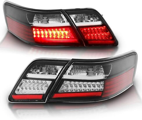AmeriLite لسيارة Toyota Camry 2007-2009 LED باللون الأسود، مجموعة من 4 قطع - جانب الركاب والسائق in Saudi Arabia