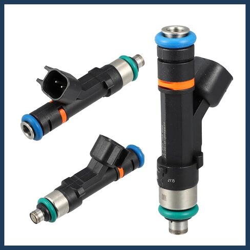 Fuel Injector, for Jeep Grand Cherokee Laredo 3.7L 2005-2010 for Jeep Commander Sport 3.7L 2007-2010 No.53032701AA Metal Black, 1pc in Saudi Arabia