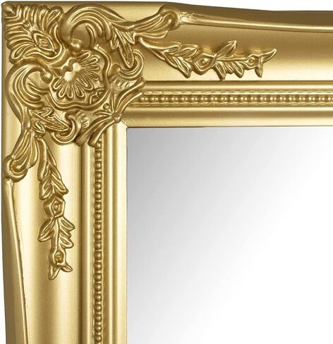HAA Large Ornate Gold Baroque Frame Mirror Aged Luxury Elegant Rectangle Wall Piece Vanity, Bedroom, or Bathroom (Gold, 32"x24") in Saudi Arabia