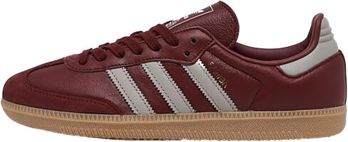 adidas Samba OG Womens Sneaker (Dark Burgundy Gum, 8) in Saudi Arabia