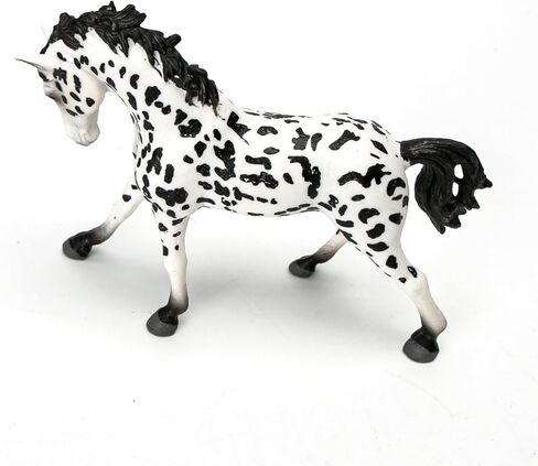 Appaloosa Horse Toy 5inch Denmark Knabstrupper Spotted Danish Mare Knapstrupper Stallion Figure Figurine for Farm Life Collectible Club Home Bar Decoration Awareness Purposes for Women Men in Saudi Arabia
