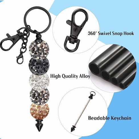 Beadable Keychains Bulk for DIY Small Thank You Gifts in Saudi Arabia