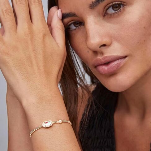 سوار غرايسون نسائي من Kendra Scott قابل للتمدد باللون الذهبي الوهمي مقاس واحد in Saudi Arabia