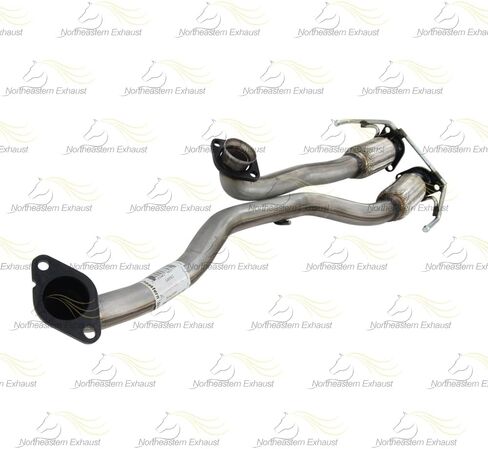 Exhaust Front Flex Pipe Compatible for 2011-2015 Lincoln MKX 3.7L | Stainless Steel | Northeastern Exhaust | Free Gaskets, Hangers, and Bolts & Nuts Included | Automotive Replacement Part in Saudi Arabia