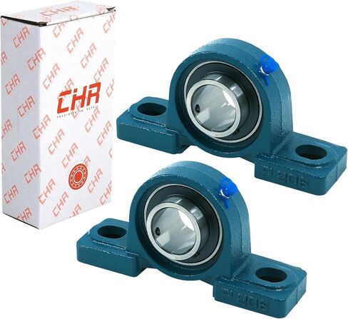 CHR Pillow Block Bearings | UCP205-16 | 2 Pack | Mounted Pillow Block Bearings - Chrome Steel Bearings with 1" Bore | ISO 9001-2015 Certified in Saudi Arabia