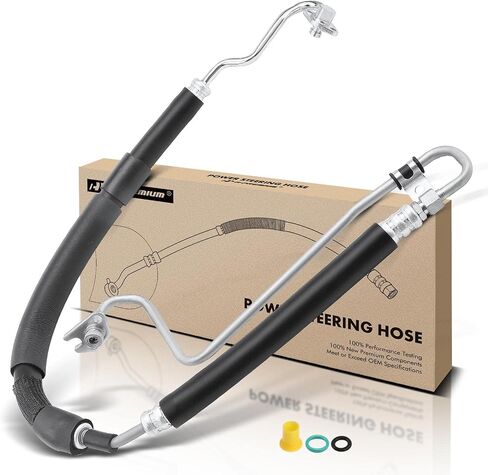 A-Premium Power Steering Pressure Line Hose Assembly Compatible with Audi A4 Quattro 2010 A5 Quattro 2008-2010 Q5 2009-2012 L4 2.0L V6 3.2L in Saudi Arabia