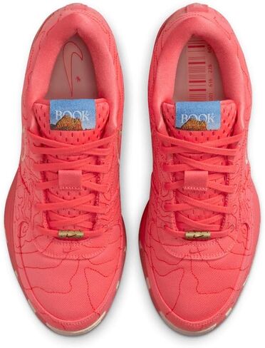Nike Men's Book 1 Basketball Shoes (IB8054-800, Magic Ember/Picante Red/Washed Coral/White Onyx) in Saudi Arabia