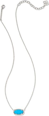 Kendra Scott Elisa Gold Satellite Pendant Necklace in White Kyocera Opal Illusion in Kuwait