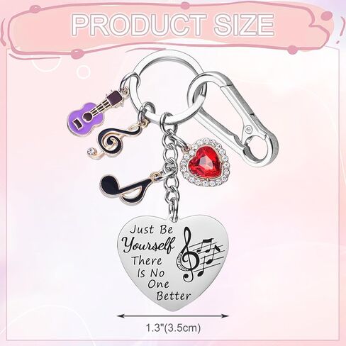 Singer Quotes Merch Music Lover Keychain, Music Keychain Gifts for Fans Concerts Singer Merch Key chain in Saudi Arabia