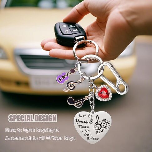Singer Quotes Merch Music Lover Keychain, Music Keychain Gifts for Fans Concerts Singer Merch Key chain in Saudi Arabia