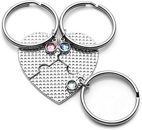 Bff Friendship Gift Keychain لـ 3 أفضل أصدقاء على الإطلاق Bff قطعة لغز كيرينغ in Kuwait