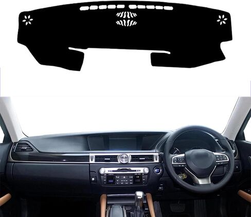 Fit for Lexus GS350 2012-2020,Car Dashboard Cover,Black Dash Mat Dashboard Cover,Anti-Slip Dash Pad Protective Cover in Kuwait