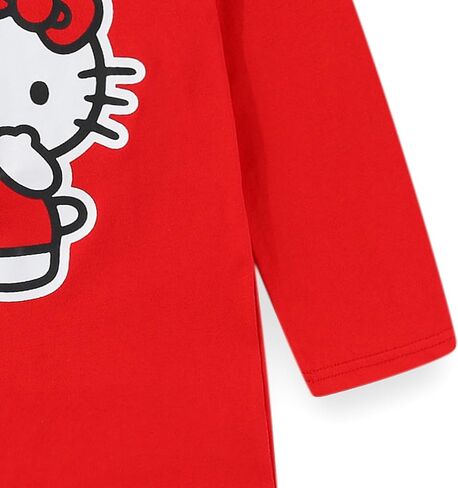 Hello Kitty Sanrio Girls Cosplay Hooded Coverall with Ears and Bow for Toddler and Big Kids in Saudi Arabia