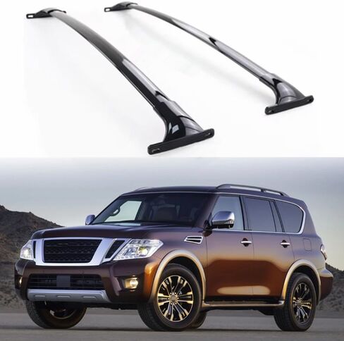 Karmoxs Roof Rack Cross Bars for Nissan Armada 2017-2024 Luggage Carrier Baggage Bars 1 Pair in Saudi Arabia