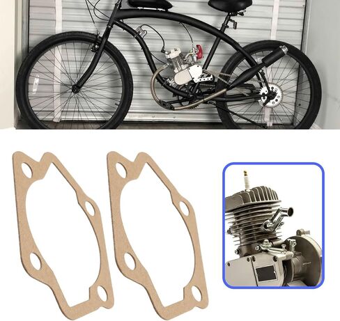 ECSiNG 2pcs Bicycle Engine Cylinder Crankcase Base Gasket Compatible with ZTMoto Phantom 85 Cylinder for 2-Stroke Motorized Bike in Saudi Arabia