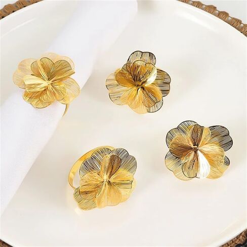 Elegant Big Flower Statement Rings For Women Bohemian Exaggerated Large Metal Floral Hip Hop Punk Ring Fashion Cubic Zirconia Crystal Stamen Adjustable Open Ring Birthday Friendship Christmas Jewelry Gift in Saudi Arabia