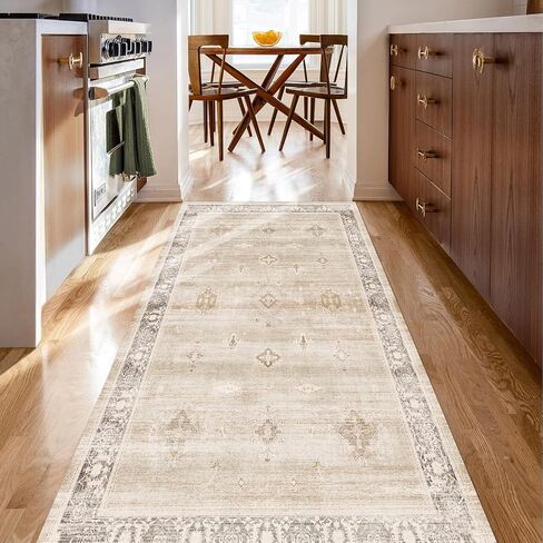 Clear Floor Mat, 3'×5' Plastic Area Rug for Dining Room Table, Waterproof Stain-Resistant Splat Mat for Kids, Vinyl Floor Protector for Kitchen, Yard, High-Traffic Areas in Kuwait