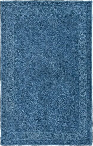 SAFAVIEH Dip Dye Collection 4' x 6' Navy Blue DDY151N Handmade Premium Wool Area Rug in Saudi Arabia