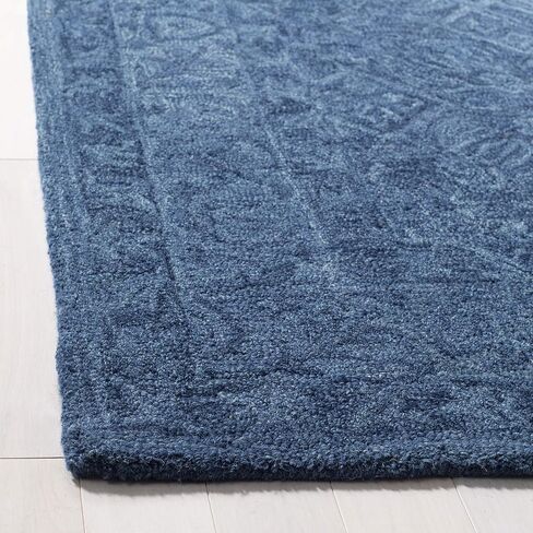 SAFAVIEH Dip Dye Collection 4' x 6' Navy Blue DDY151N Handmade Premium Wool Area Rug in Saudi Arabia