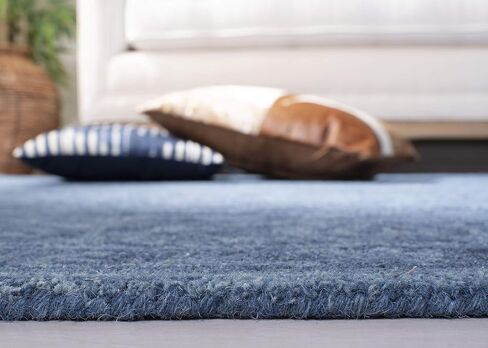 SAFAVIEH Dip Dye Collection 4' x 6' Navy Blue DDY151N Handmade Premium Wool Area Rug in Saudi Arabia