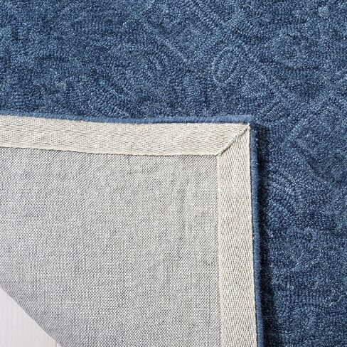 SAFAVIEH Dip Dye Collection 4' x 6' Navy Blue DDY151N Handmade Premium Wool Area Rug in Saudi Arabia