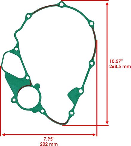 Caltric 11395-Mr5-800 11395-Mr5-670 11395-Mr5-306 Stator Cover Gasket Compatible with Honda in Saudi Arabia