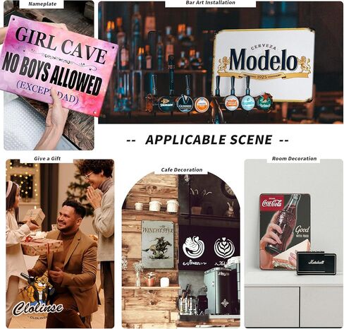 Coca Cola Signs | Metal Retro Sign Vintage Bar Cool Things Shop Room Decor | Funny Man Cave Wall Tin Sign Stuff Poster For Home House Coffee Garage Kitchen 12x8 Inch in Saudi Arabia