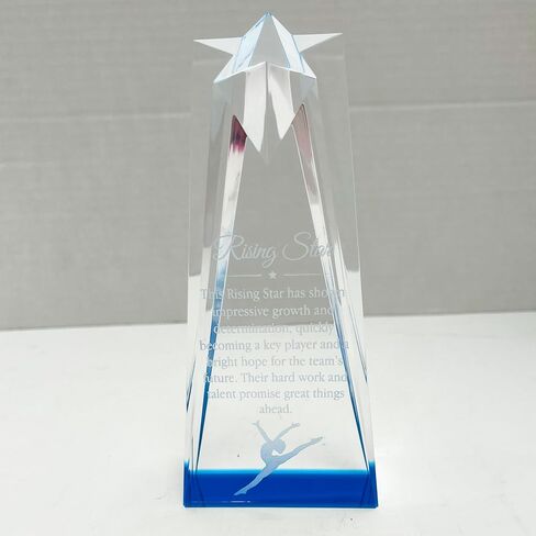 Handcrafted Sports Awards Plaques and Star Acrylic Trophies – Personalized Recognition for Athletes, Coaches & Fantasy Leagues (Marble finish, 12x15 inch) in Saudi Arabia