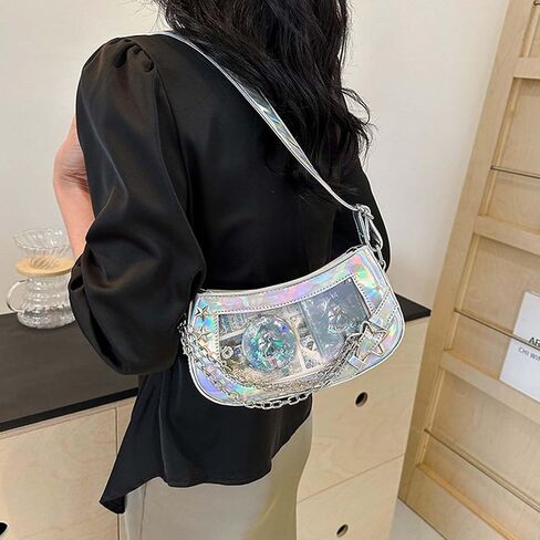 Y2k الجمالية لطيف حقيبة يد Ita محفظة Crossbody اليابانية حقيبة الكتف عرض دبوس in Kuwait