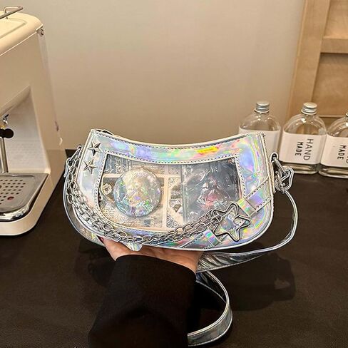 Y2k الجمالية لطيف حقيبة يد Ita محفظة Crossbody اليابانية حقيبة الكتف عرض دبوس in Kuwait