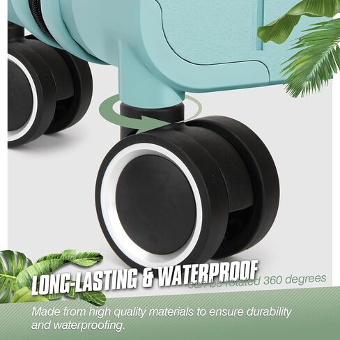 Luggage Replacement Wheels, 2 Pcs Universal Suitcase Double-Row Wheels for DIY Repair Spare Suitcase Casters Replacement Luggage Parts, V-LN5 in Kuwait