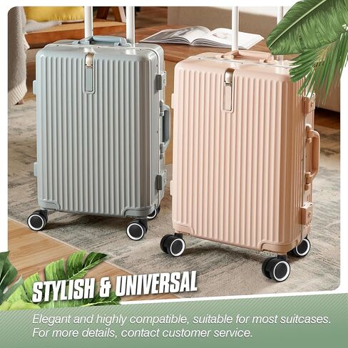 Luggage Replacement Wheels, 2 Pcs Universal Suitcase Double-Row Wheels for DIY Repair Spare Suitcase Casters Replacement Luggage Parts, V-LN5 in Kuwait