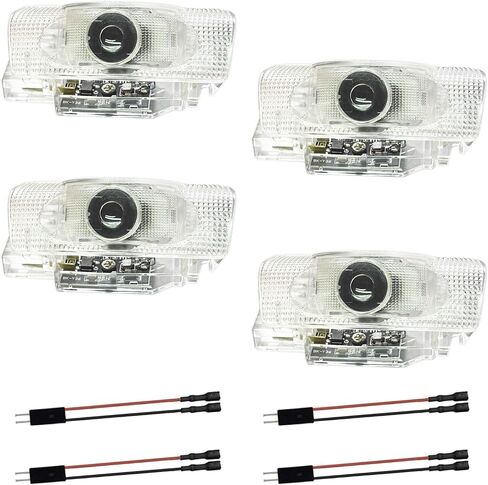 4 قطع جهاز عرض LED لباب السيارة، أضواء البركة، ضوء الباب، أضواء الترحيب، ضوء باب السيارة متوافق مع ملحقات LS/ES/is/LX/RX/GS/GX/RC/UX in Kuwait