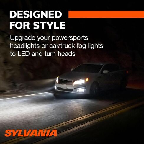 SYLVANIA H13 LED - Fog Lights For Cars and Trucks - Headlight Bulbs for Off Road Powersports - 6000k Cool White LED Light - Long-Lasting Bulbs - No Polarity - DIY Upgrade in Saudi Arabia