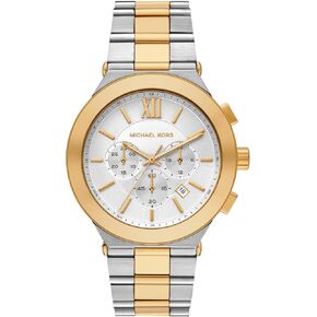 Michael Kors Men's Billie Chronograph Two-Tone Stainless Steel Bracelet Watch (Model: MK9221) in Saudi Arabia