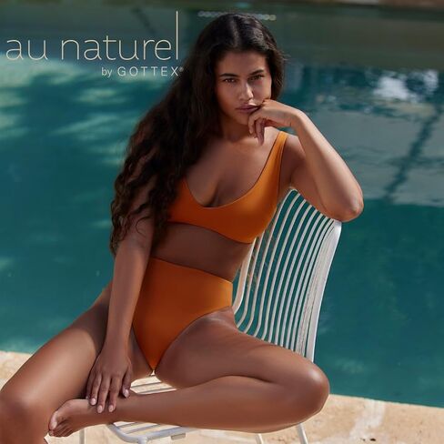 حمالة صدر بيكيني Gottex Au Naturel Golden Hour للسيدات صلبة يجب اقتناؤها برقبة على شكل حرف V مع أساسيات السباحة على شكل حرف U in Saudi Arabia