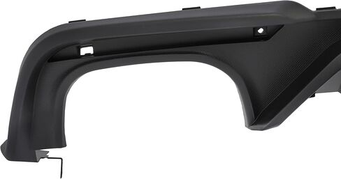 KUAFU Rear Diffuser Lip Compatible with 2018-2022 Ford Mustang Spoiler Rear Lip Bumper PP Black in Saudi Arabia
