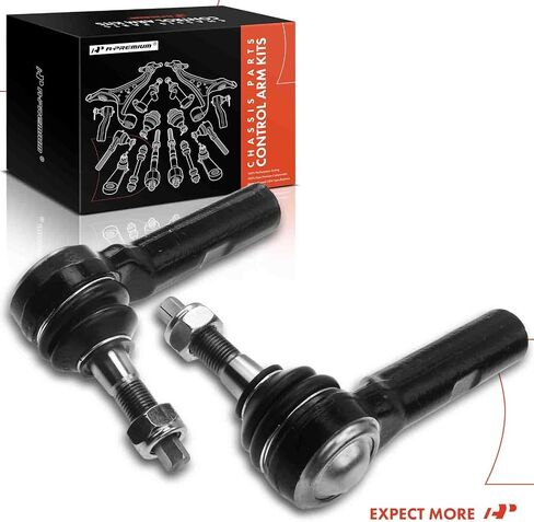 A-Premium 2 x Front Outer Tie Rod Ends, Compatible with Dodge Charger 06-10, Challenger 08-10, Durango 00-03, Dakota 00-10, Magnum 05-08, Chrysler 300 05-10, Ram Dakota 11, Mitsubishi Raider 06-09 in Saudi Arabia