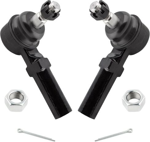 Pair (2) Front Outer Tie Rod Ends Driver and Passenger Side For Cadillac XLR 2004 2005 2006 2007 2008 2009 For Chevrolet Corvette 1984 1985 1986 1987 1988 1989 1990-2013 in Saudi Arabia