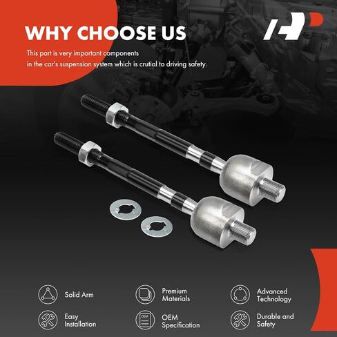 A-Premium 2 x Front Inner Tie Rod Ends, Compatible with Nissan Altima 2007-2012 in Saudi Arabia