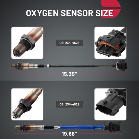 BDFHYK Oxygen Sensor Upstream Downstream O2, Compatible with Chevy Cruze 2011-2015 1.4L L4, 234-4528 234-4529 Replacement 2PCS in Saudi Arabia