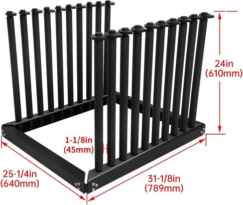 KUAFU Universal 5-Lite Truck Bed الزجاج الأمامي رف المحمول 5 فتحة نافذة حامل الزجاج الأمامي شاحنة الرف ث / منصات الرغوة المطاطية وأقفال الصاري، رف نقل الزجاج وإدارته in Saudi Arabia