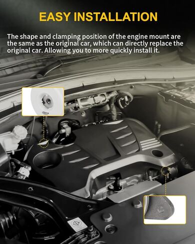 محرك محرك OCPTY ومجموعة حامل ناقل الحركة متوافقة مع Mercedes-Benz C300 2008-2012، C350 2008-2011، GLK350 2010-2012، 3.0L 3.5L، AWD، مجموعة 2-PC، استبدال # 2042401517، 2010-594175 in Saudi Arabia