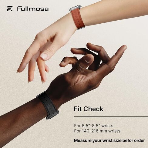 أحزمة جلدية من Fullmosa متوافقة مع سوار ساعة Apple مقاس 38 مم 40 مم 41 مم 42 مم 44 مم 45 مم 49 مم، حزام iWatch أنيق مع حافظة لسلسلة iWatch 9 8 7 6 5 4 3 2 1 SE Ultra 2 1 للنساء in Kuwait