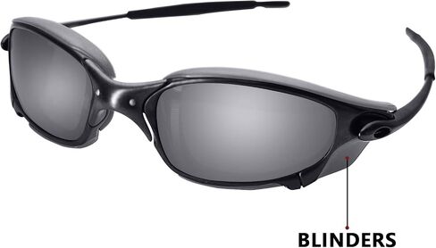 Mryok Custom Side Blinders for Oakley Juliet X Metal Sunglass - Options in Saudi Arabia