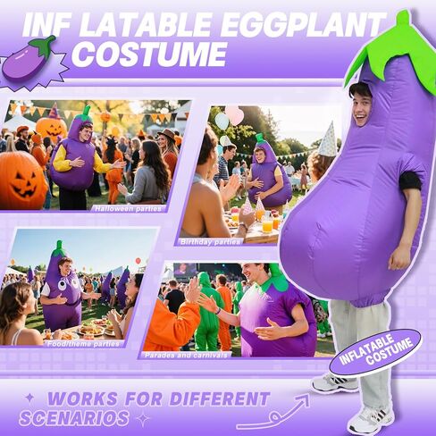 زي الكبار القابل للنفخ، أزياء مضحكة تنفجر لأزياء الهالوين المضحكة للرجال والنساء والحفلات التنكرية in Kuwait